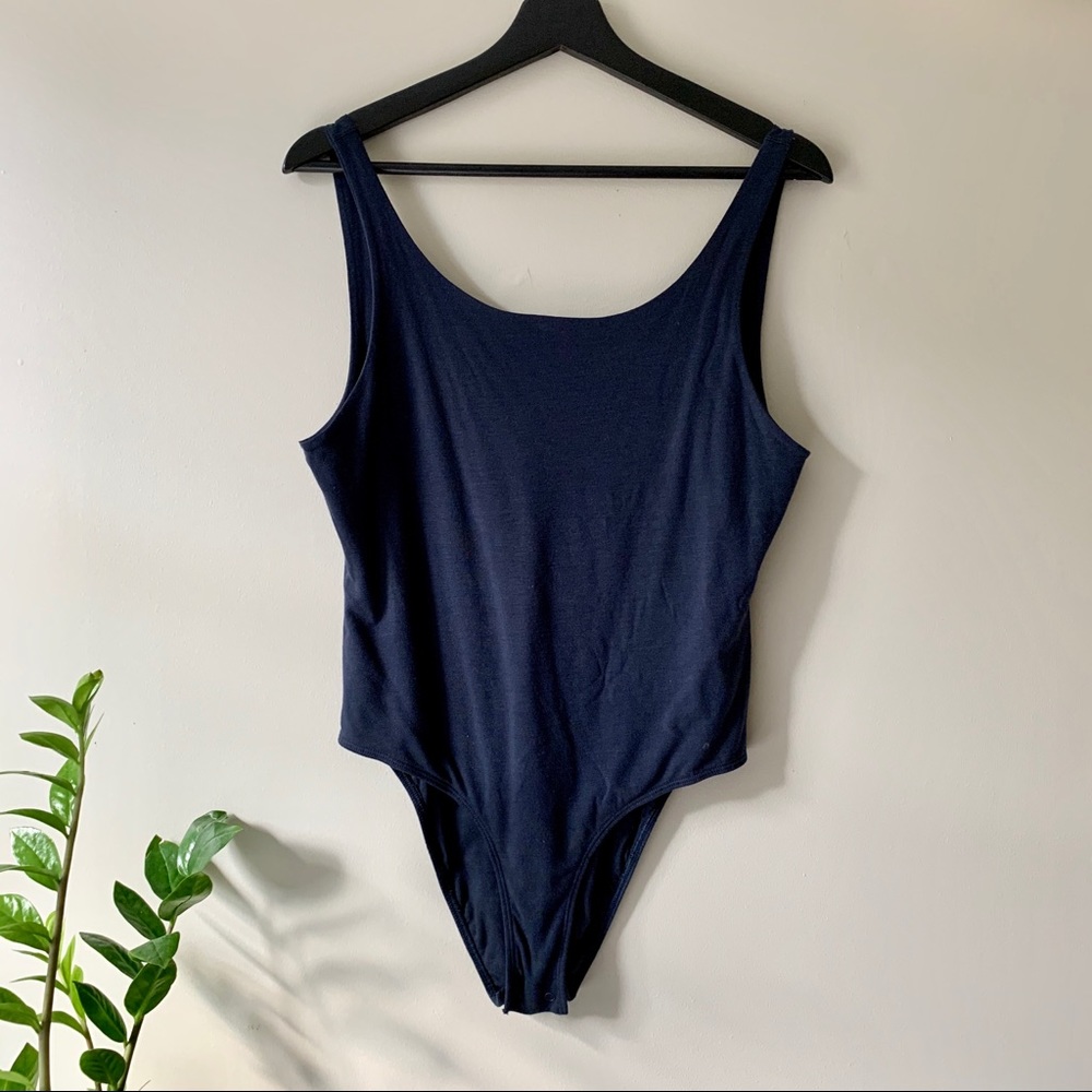 Navy Bodysuit- Under Armour size L